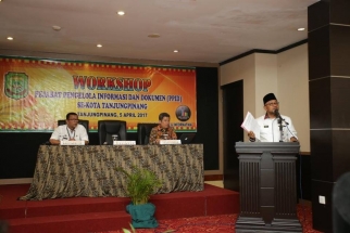 Sambutan Wali Kota Lis Darmansyah saat membuka workshop