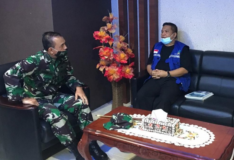 Kol Inf Harnoto Sambangi Dinsos Kepri Bahas Program Bantuan Ke